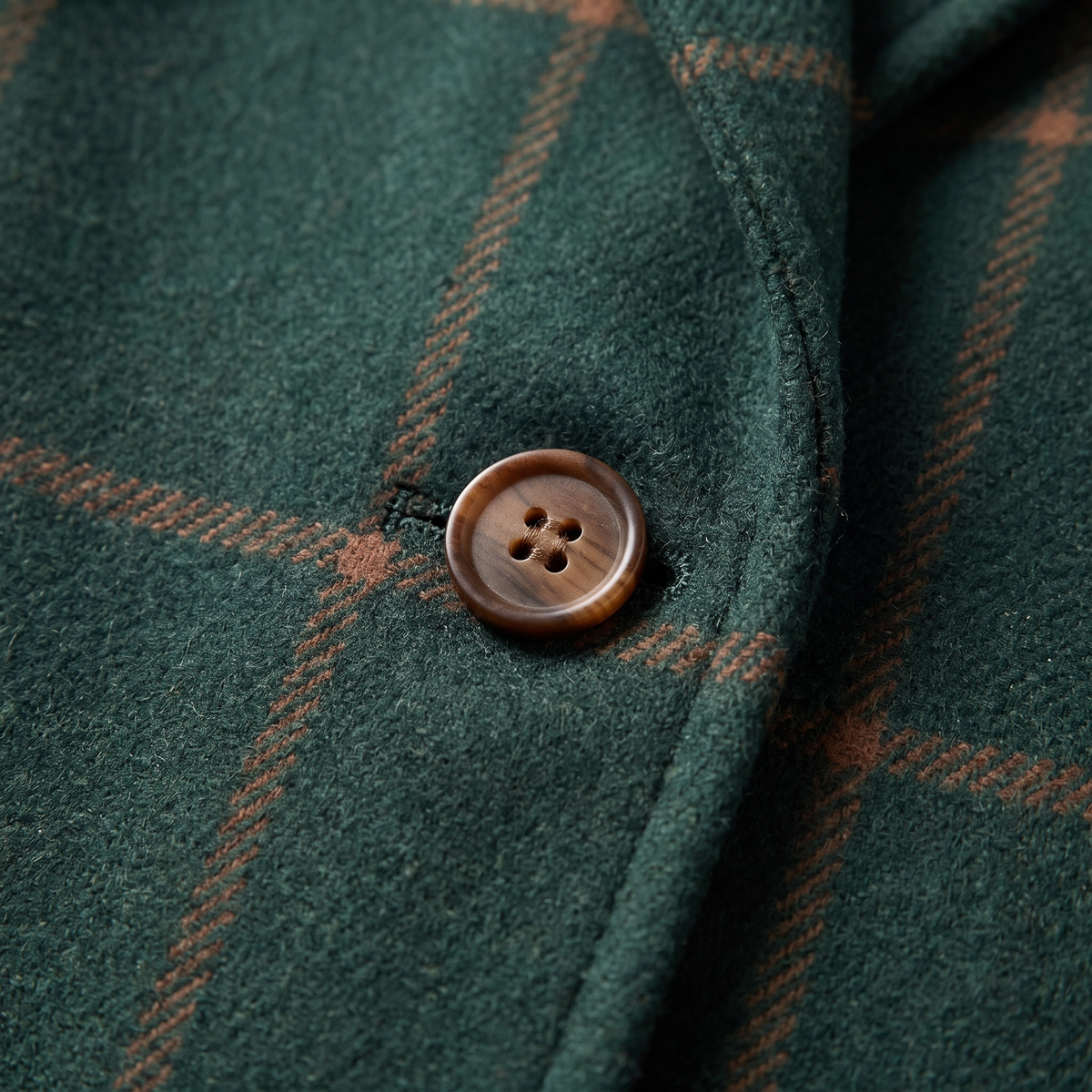 Manteau long ajusté pour femme à carreaux fenêtre