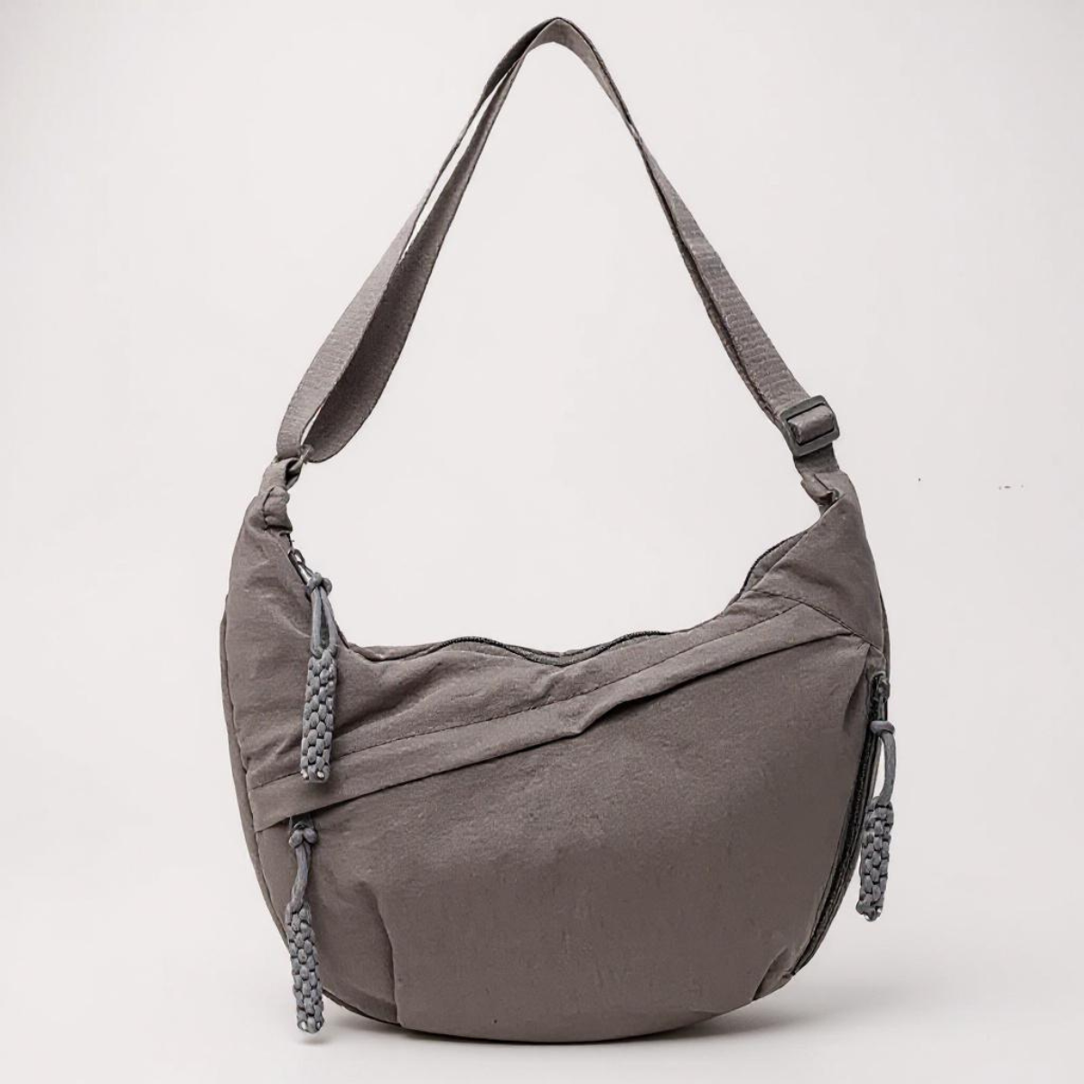 Sac bandoulière demi-lune sportif pour femme