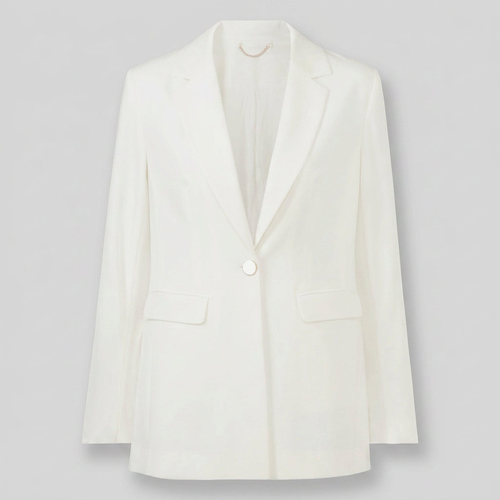 Tailored Blazer Co-Ord Set – Single Button Wide Leg Style