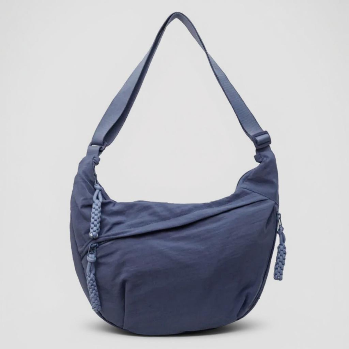 Sac bandoulière demi-lune sportif pour femme