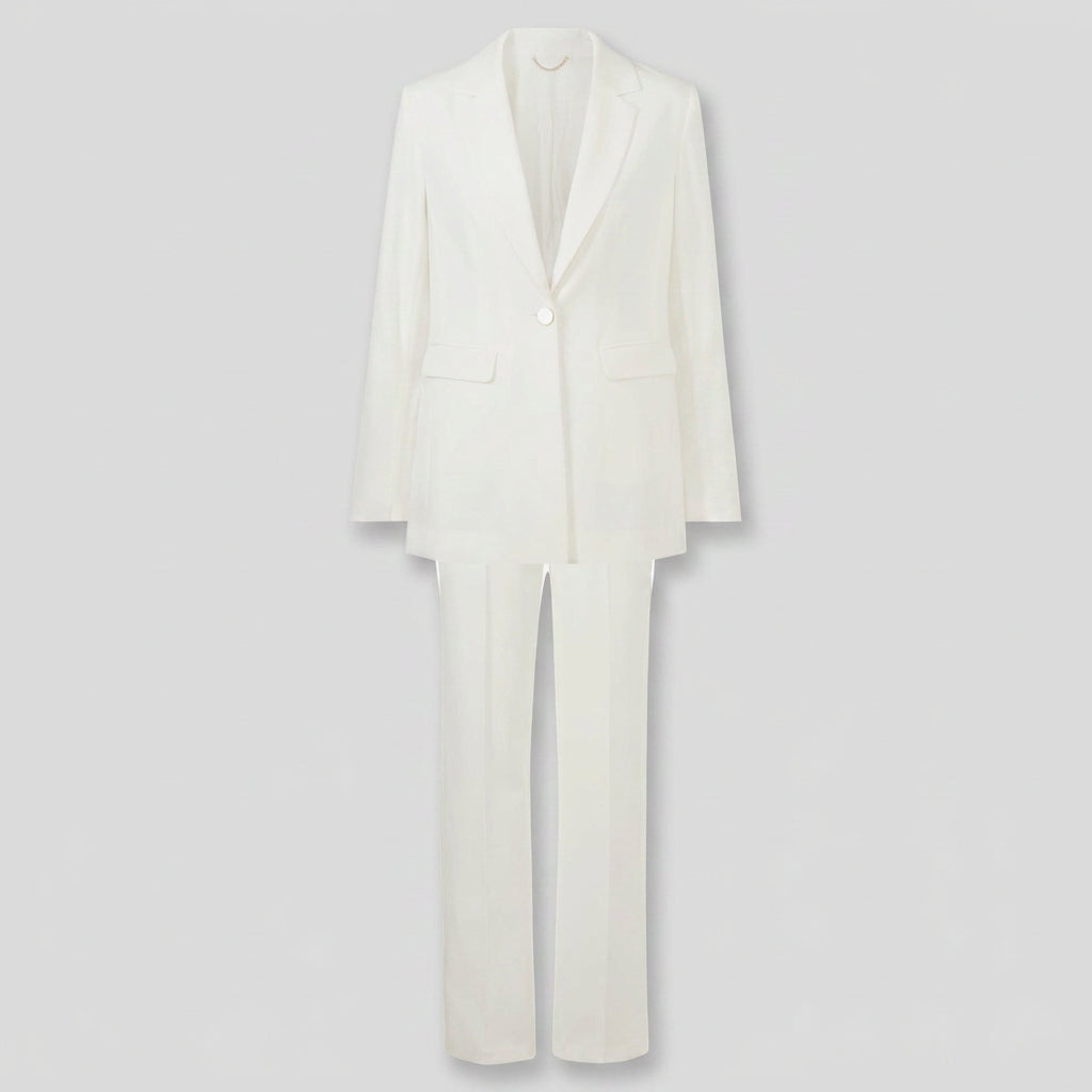 Tailored Blazer Co-Ord Set – Single Button Wide Leg Style