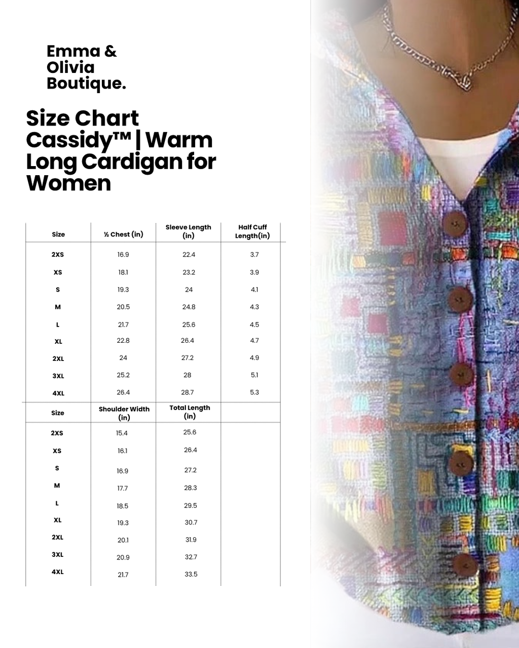 Women's Hooded Patchwork Print Button-Front Cardigan