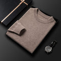 Men’s Essential Fine Knit Round Neck Pullover Sweater