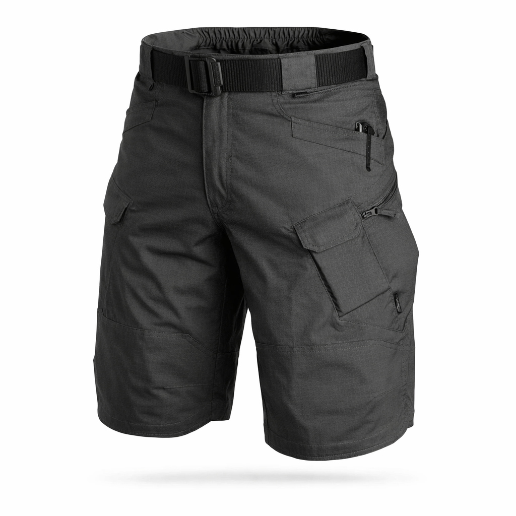 Short cargo tactif utilitaire à poches multiples