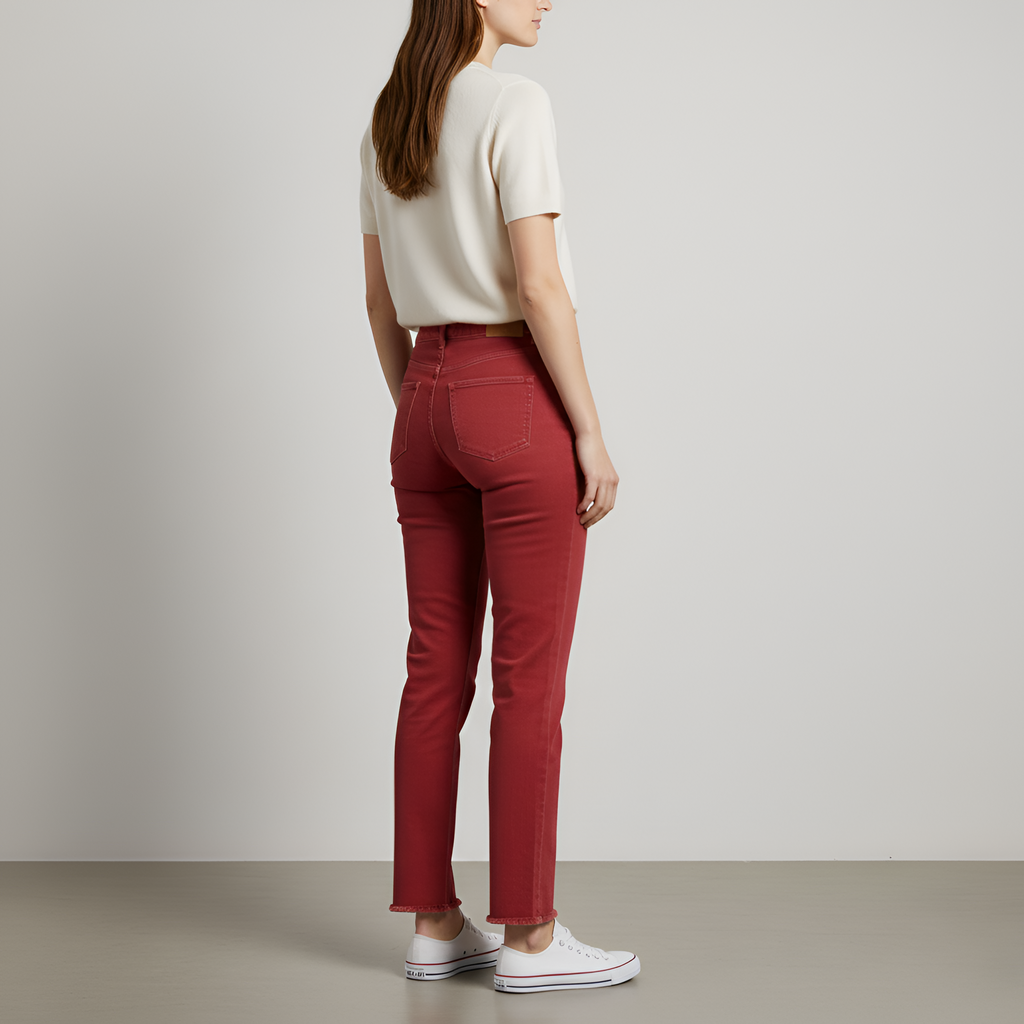Hanna - Red Jeans
