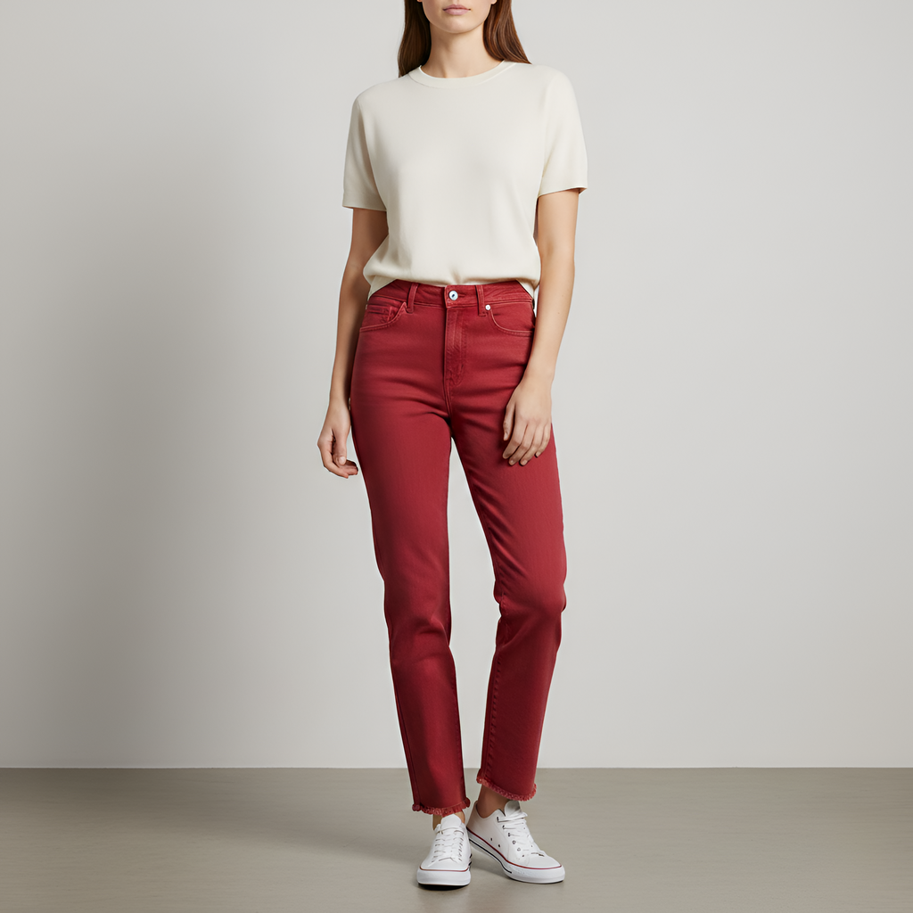 Hanna - Red Jeans