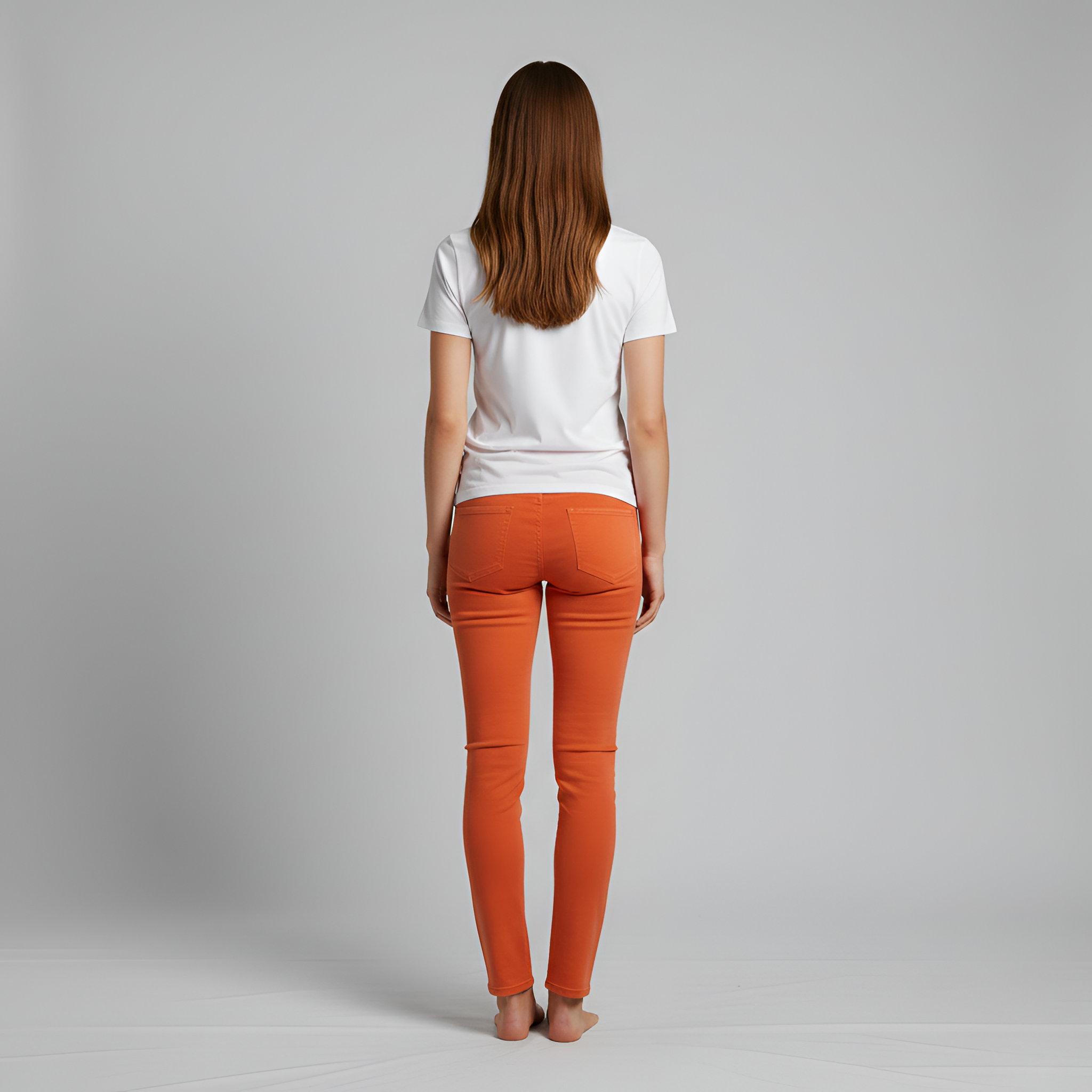 Sara - Orange Jeans