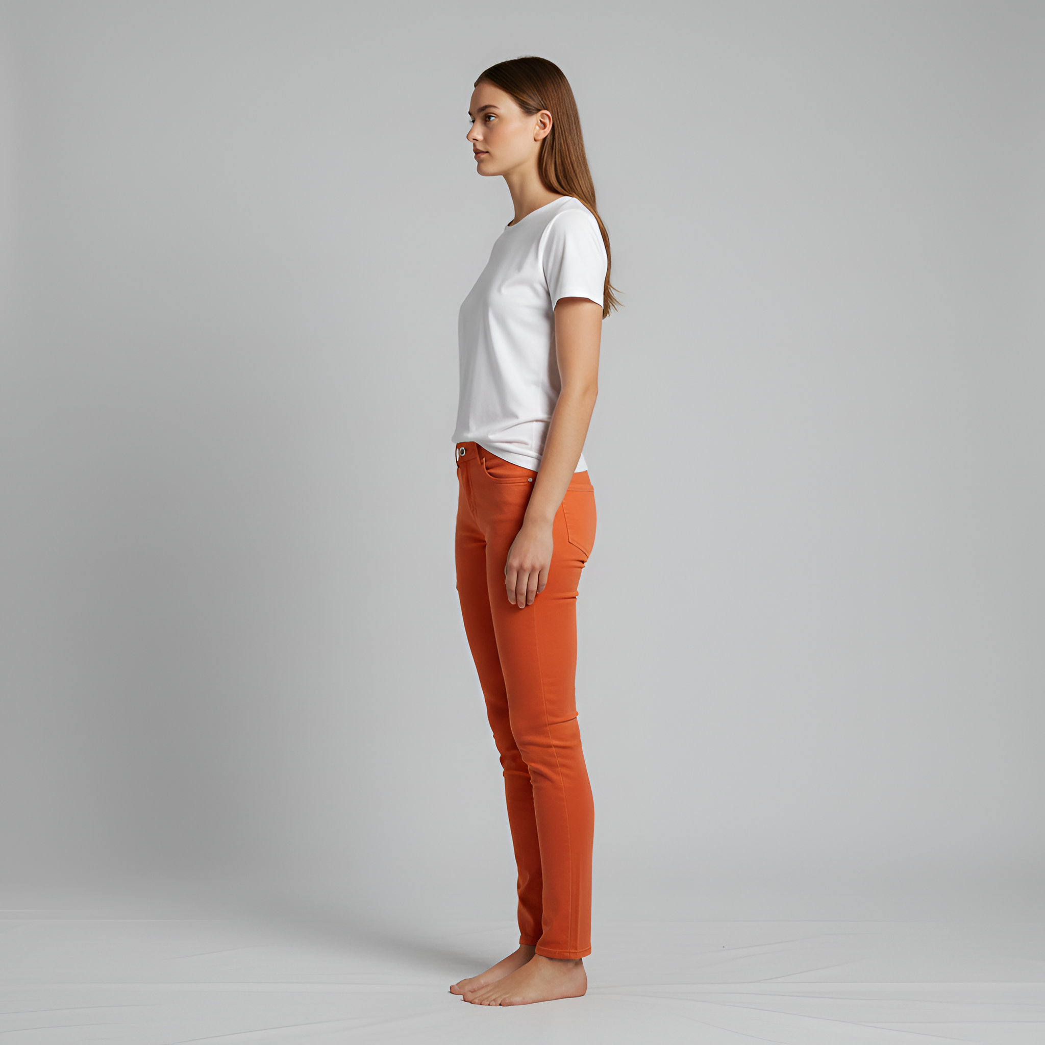 Sara - Orange Jeans