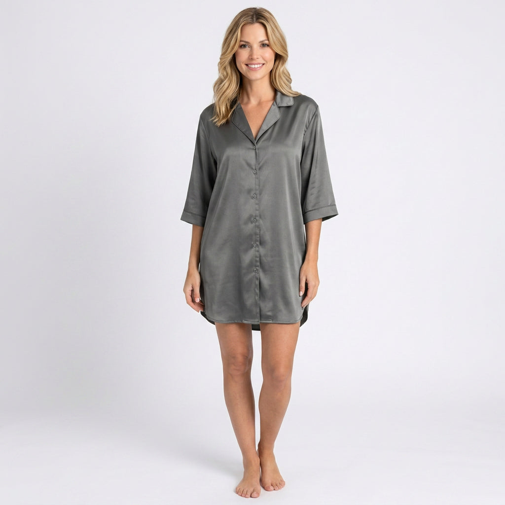Shirt Dress – Button Front Relaxed Style