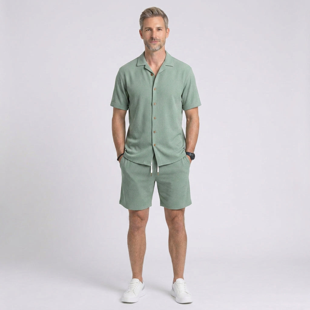Men’s Short Sleeve Casual Set