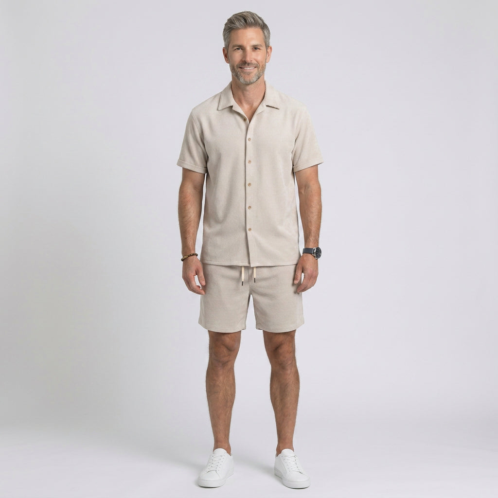 Men’s Short Sleeve Casual Set