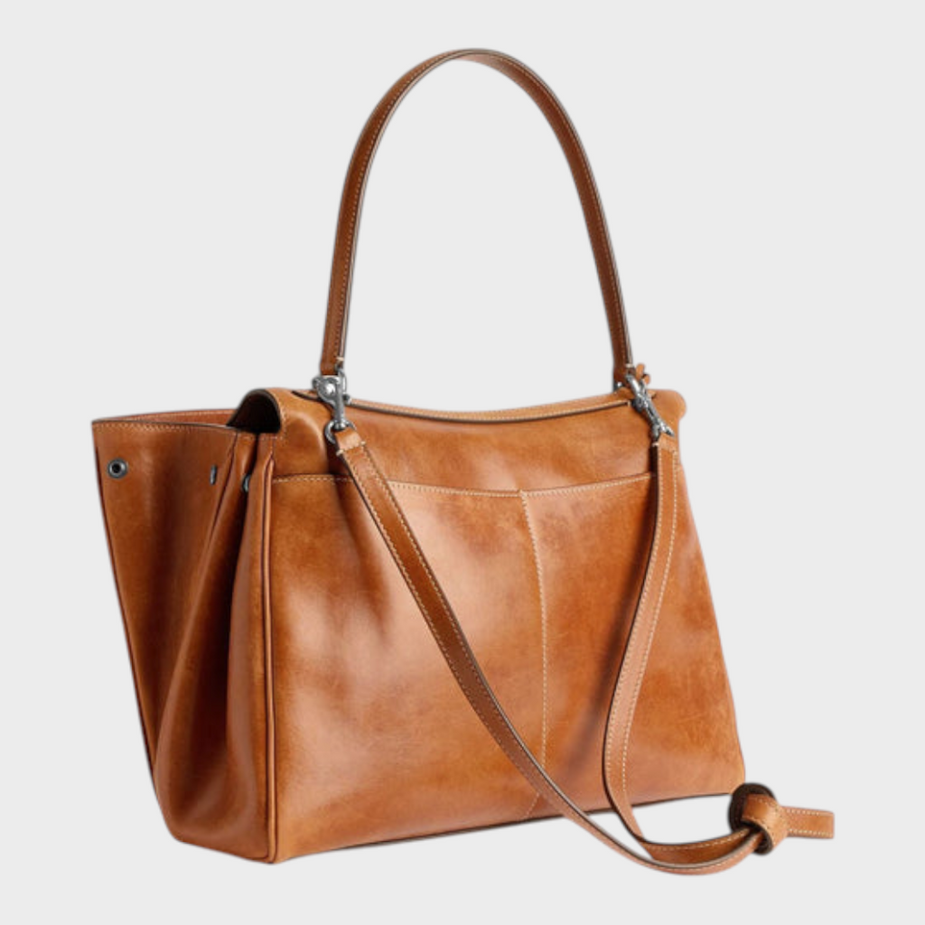 Sac à bandoulière pour femme, à rabat, poignée supérieure et fermoir à tourniquet