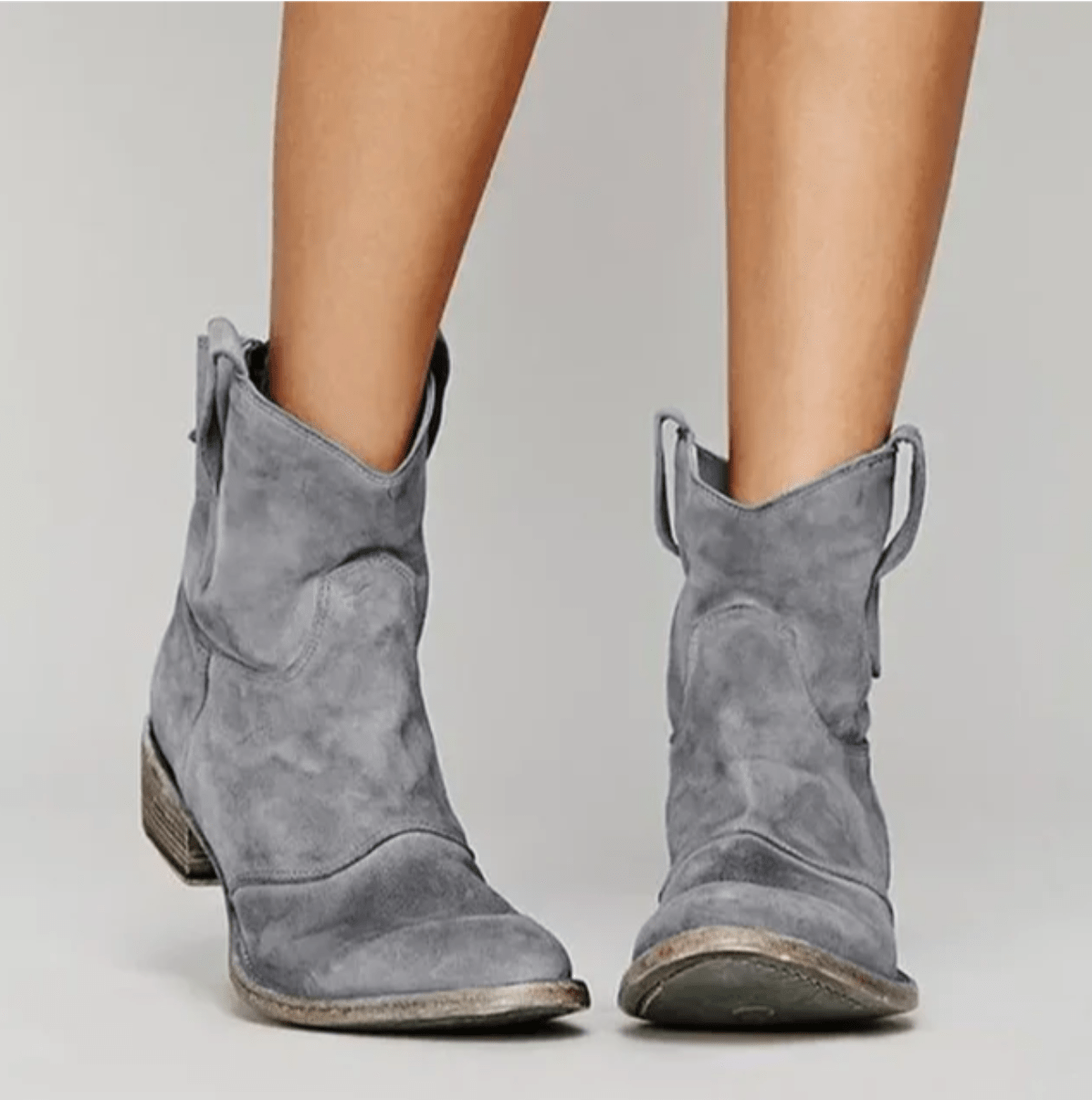 Bottines pour femme de style western à enfiler