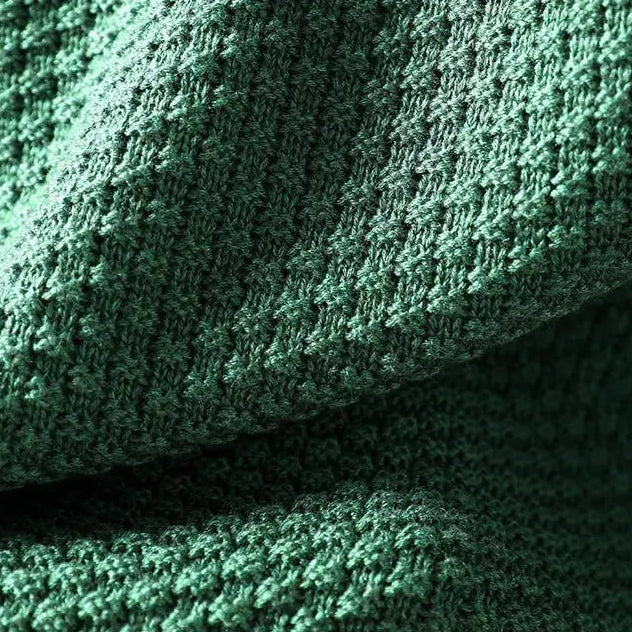 Women's Oversized Textured Knit Mock Neck Jumper