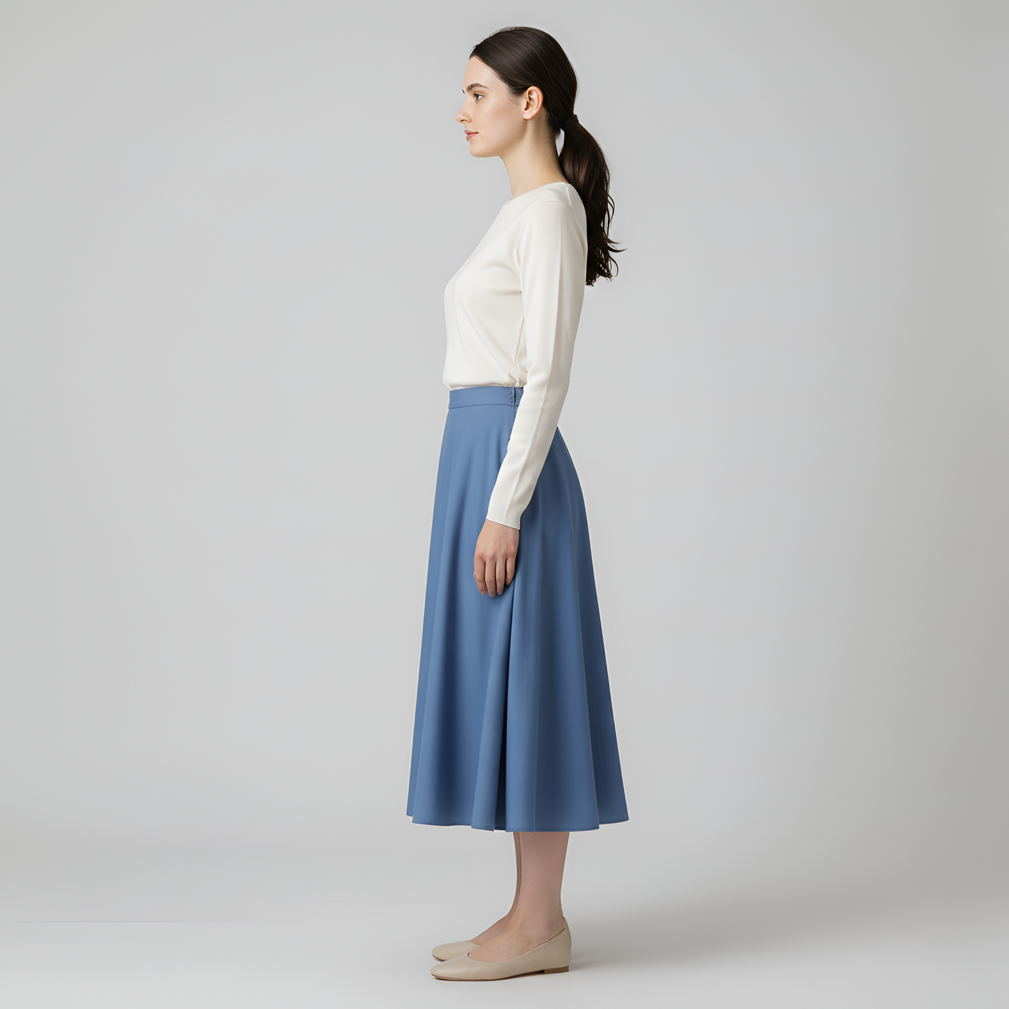 Grace - Blue Skirt