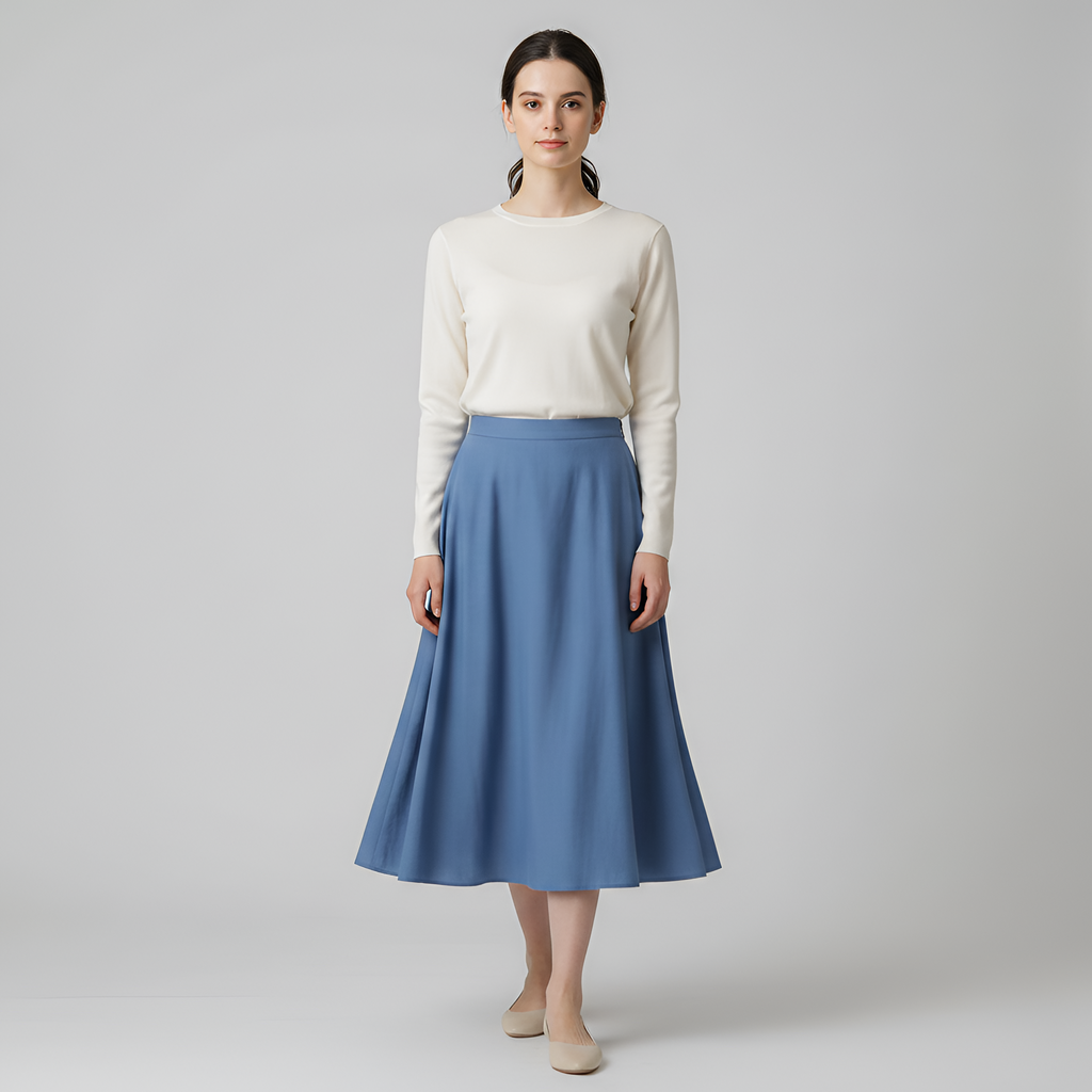 Grace - Blue Skirt