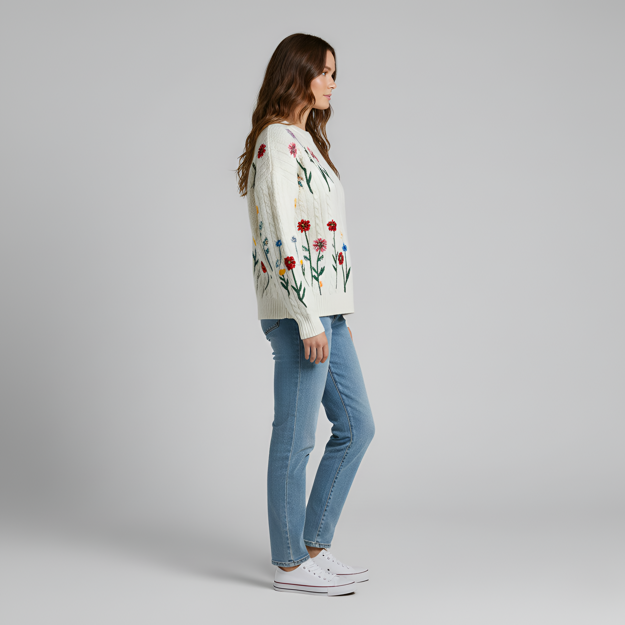 Isabella - White Sweater