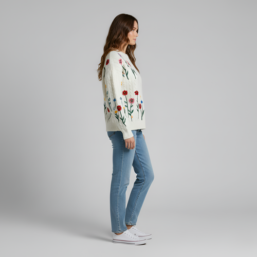 Isabella - White Sweater