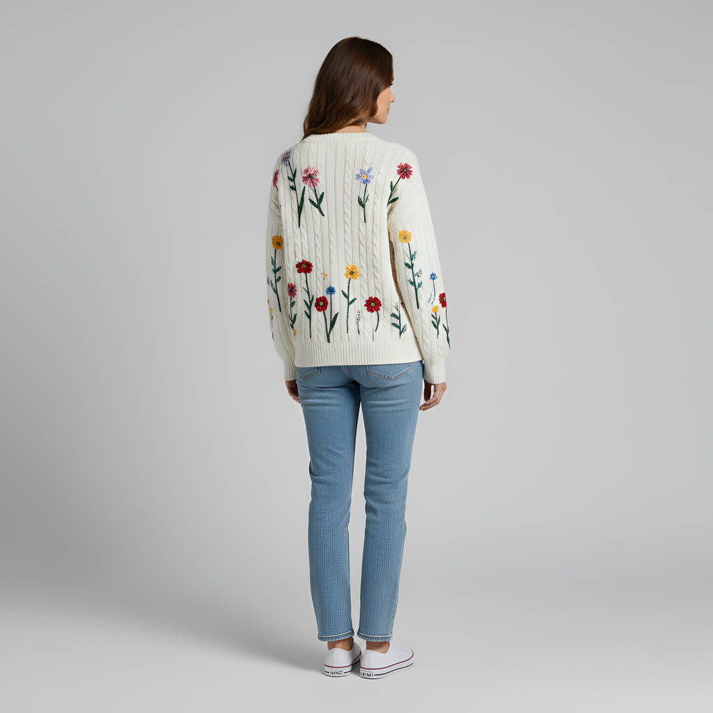 Isabella - White Sweater