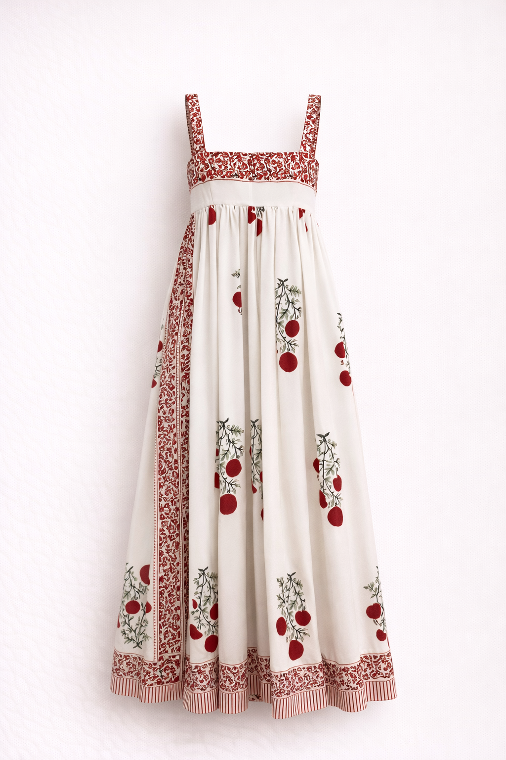 Maxi Dress – Printed Square Neck Flowing Style