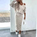 Cami Dress and Cropped Jumper Two-Piece Set