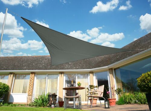 Waterproof Sun Shade Sail with Mounting Hardware Kit