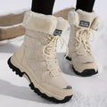 Women's Faux Fur Lined Lace-Up Snow Boots
