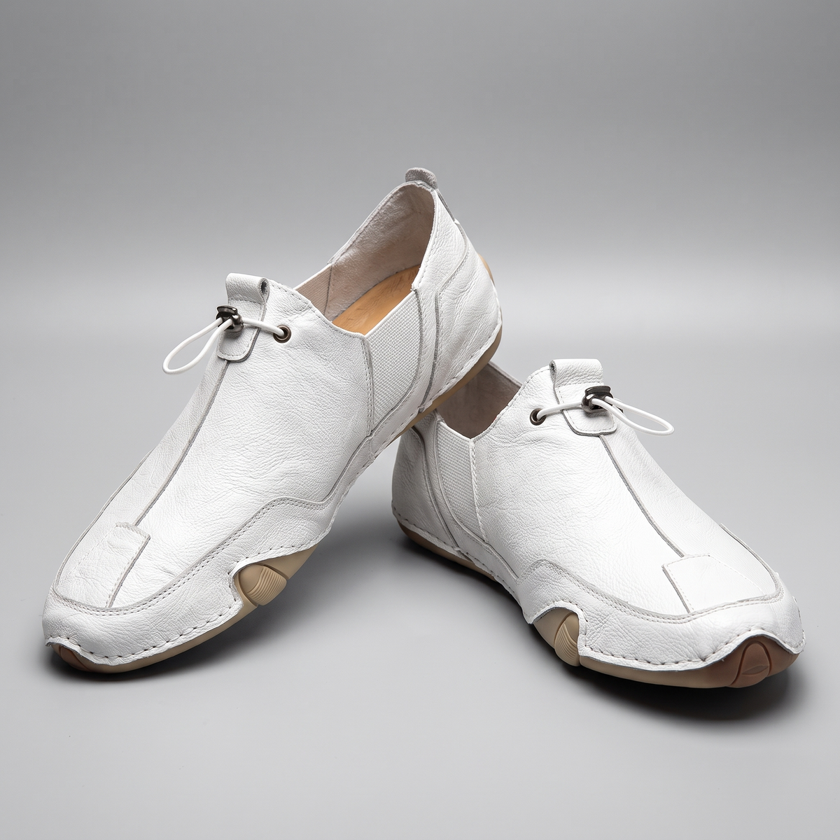 Men's Lace-Up Panel Casual Sneakers