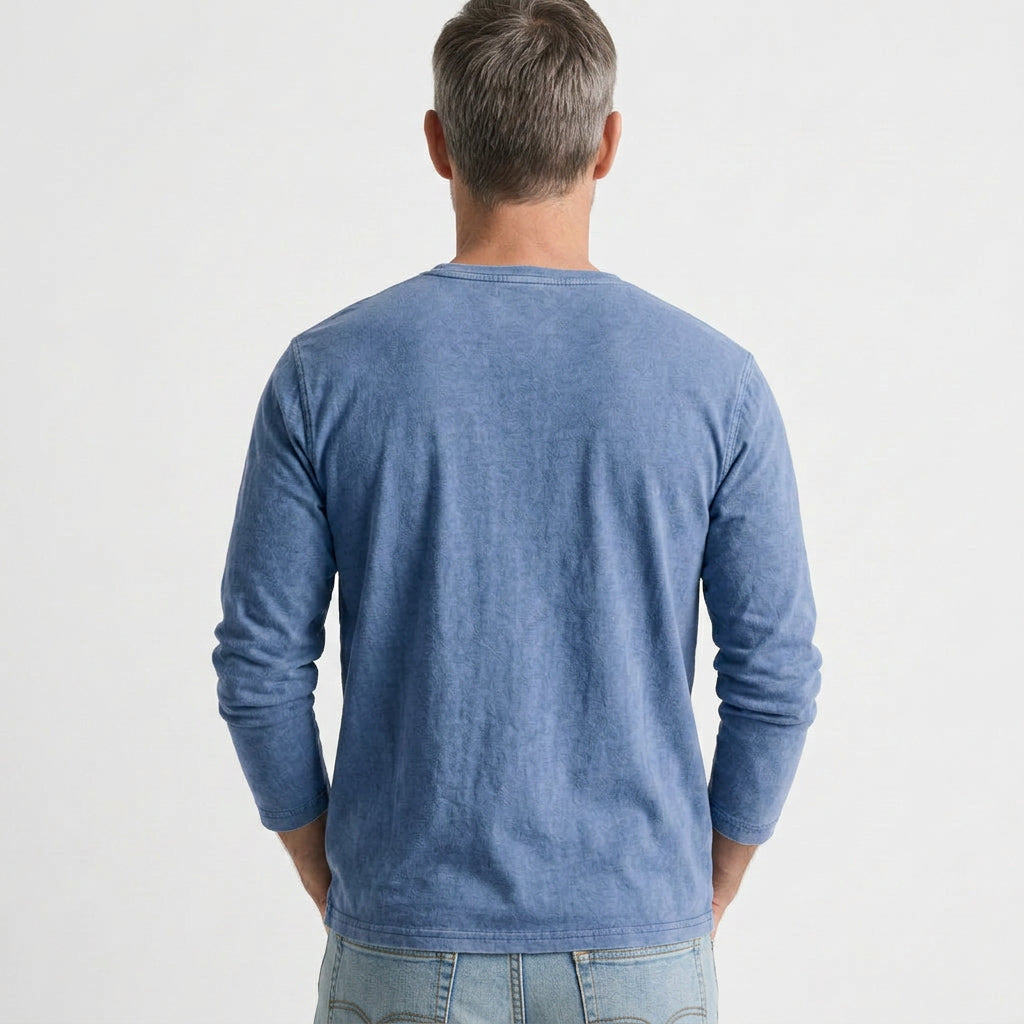 Men’s Long Sleeve Henley Shirt