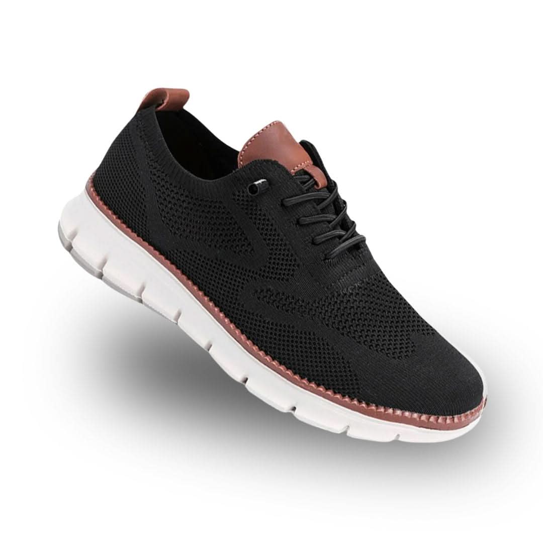 Baskets décontractées en maille à lacets pour homme