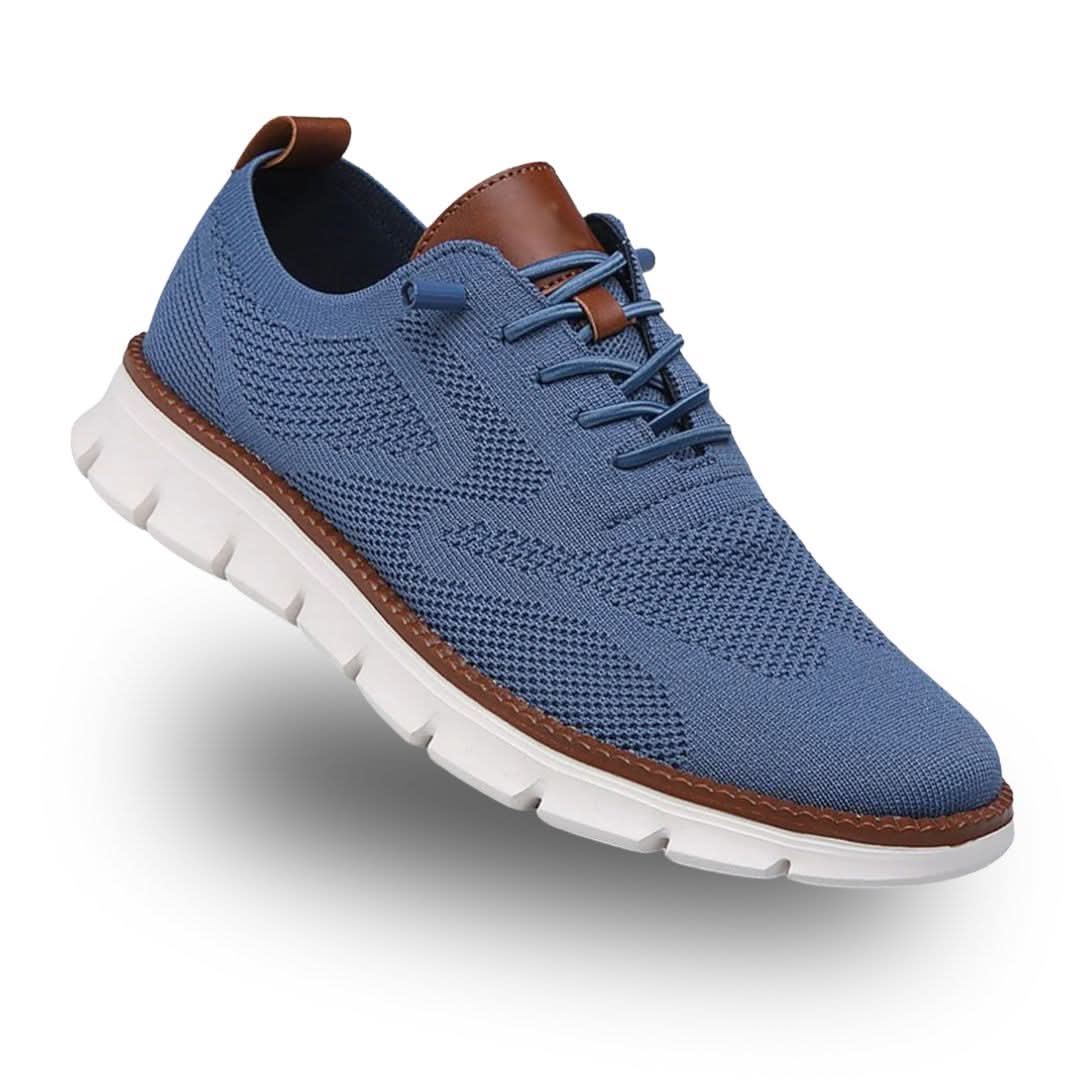Baskets décontractées en maille à lacets pour homme