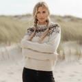 Women's Nordic Fair Isle Yoke Crew Neck Jumper