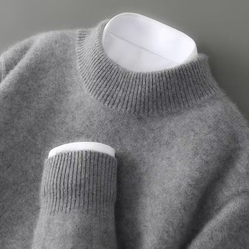 Women's Ribbed Mock Neck Soft Knit Sweater