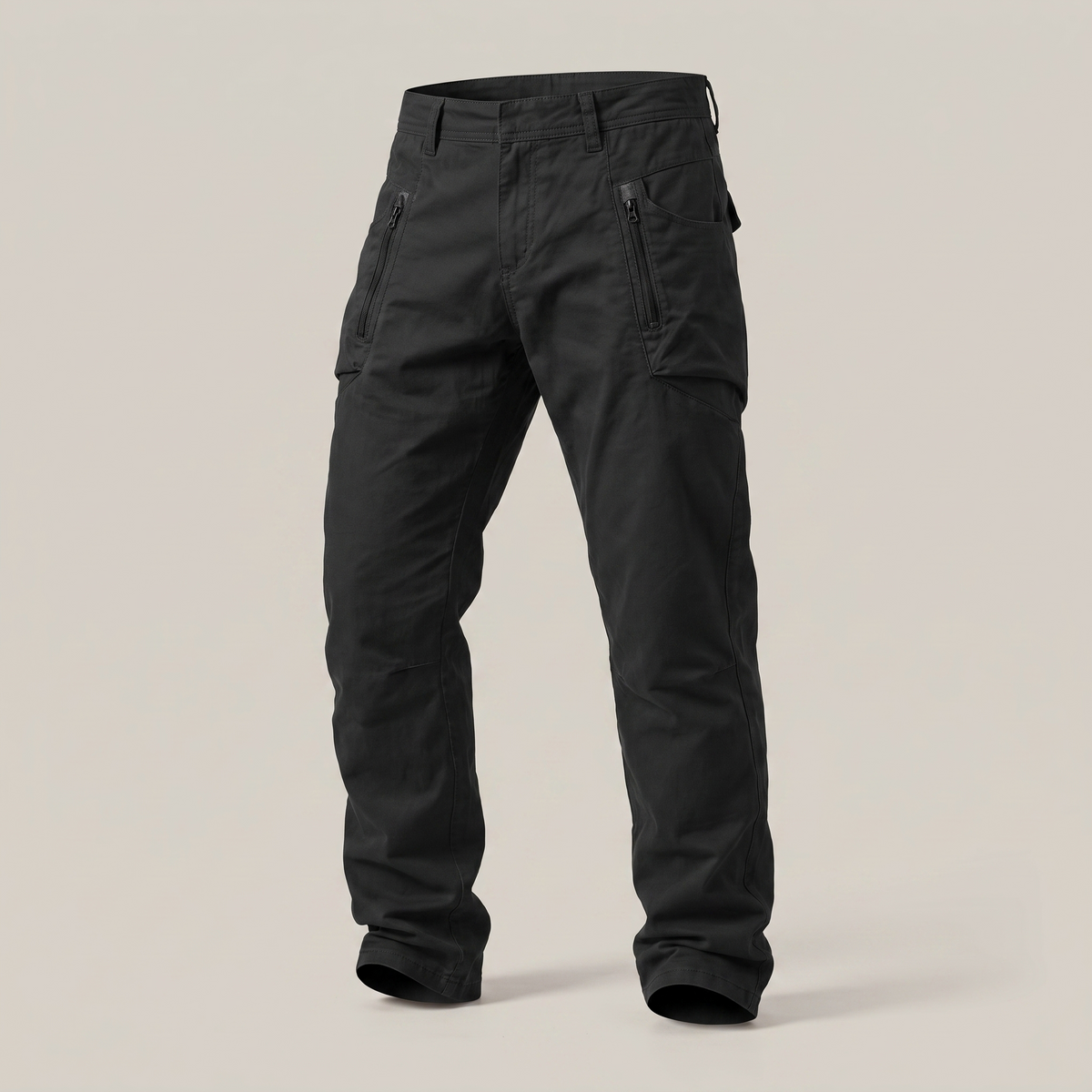 Men's Cotton Utility Zip Pocket Straight Leg Pants