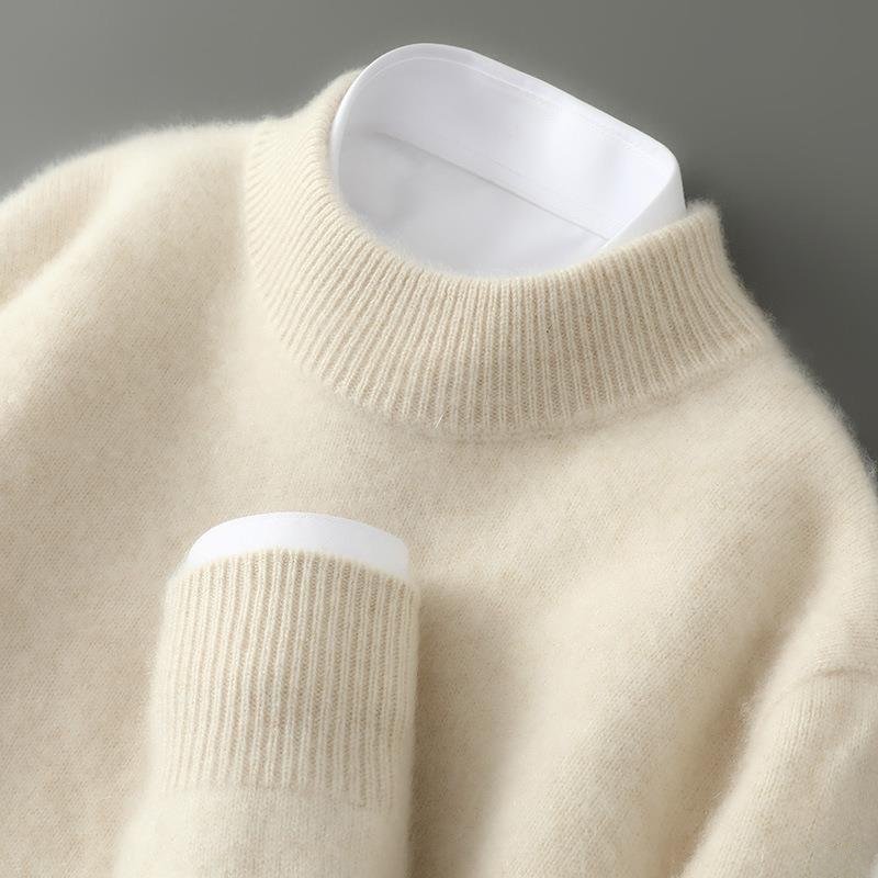 Women's Ribbed Mock Neck Soft Knit Sweater