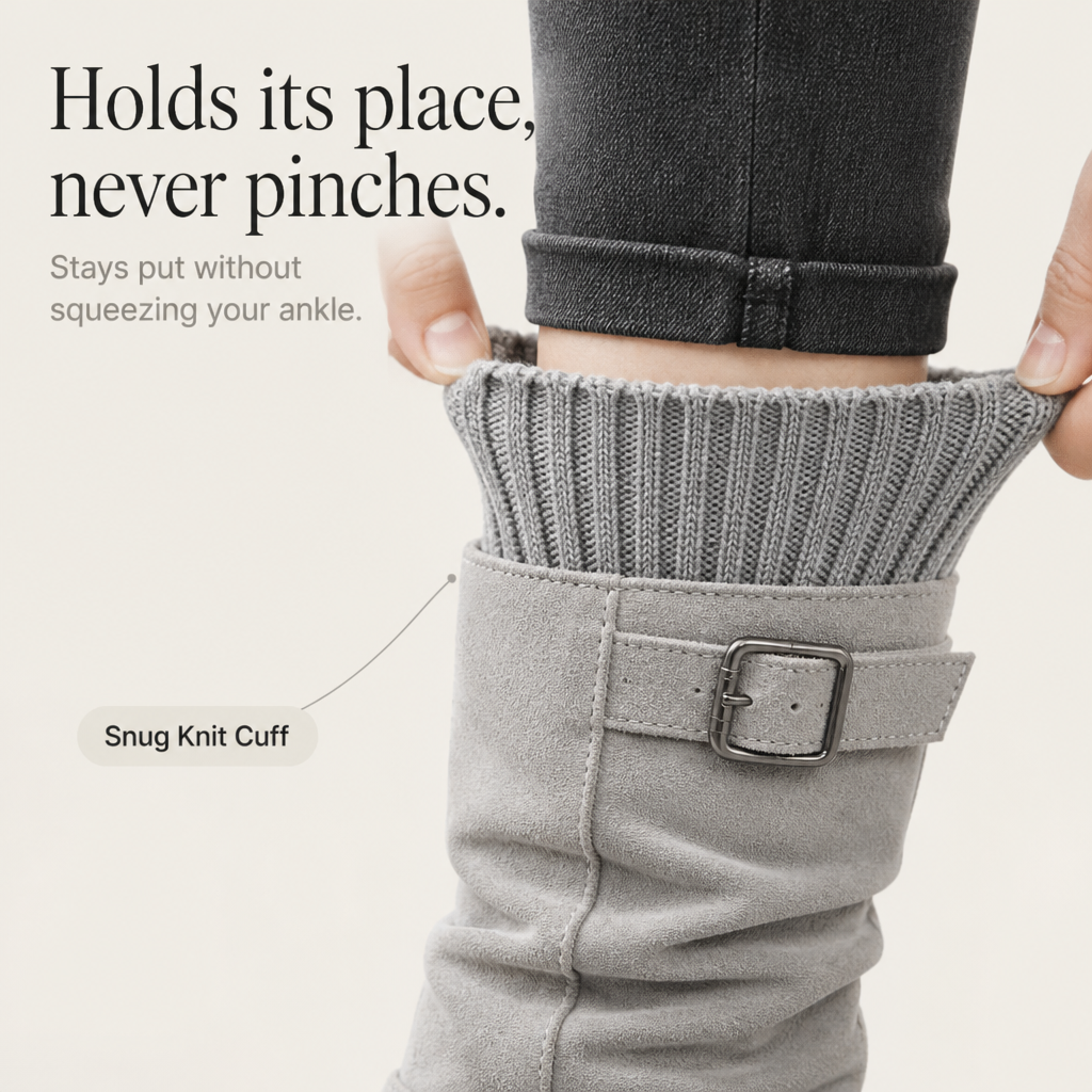 Women's Slouch Buckle Mid-Calf Boots