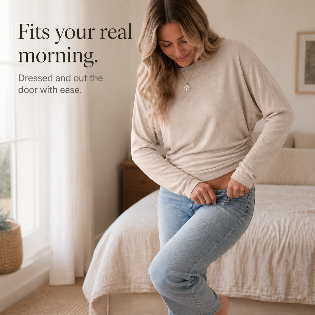 Women's Soft Brushed Dolman Sleeve Tunic Top