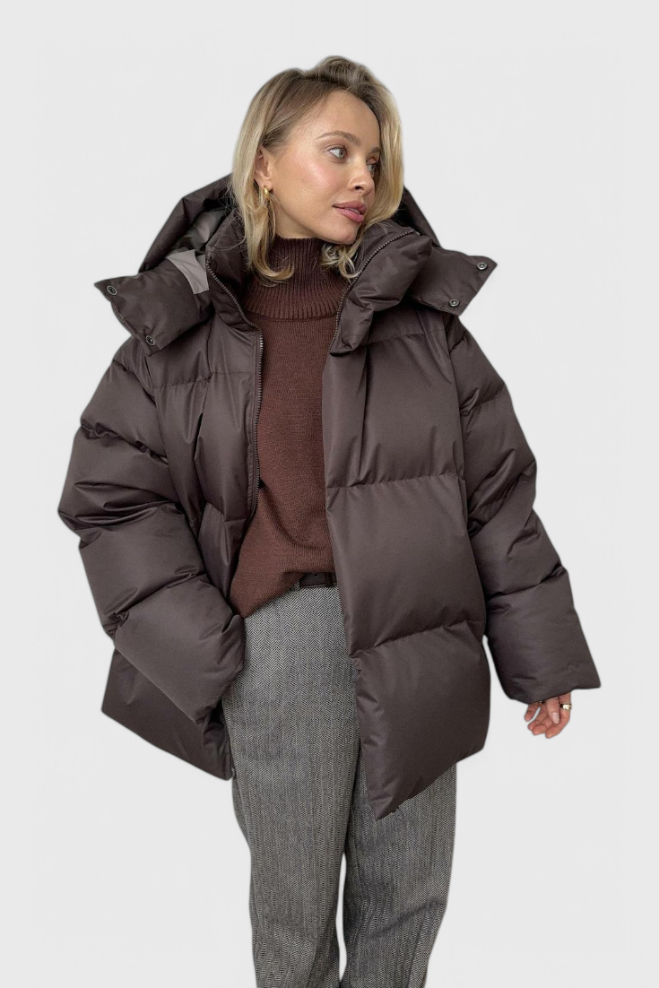 Women’s Oversized Hooded Puffer Jacket