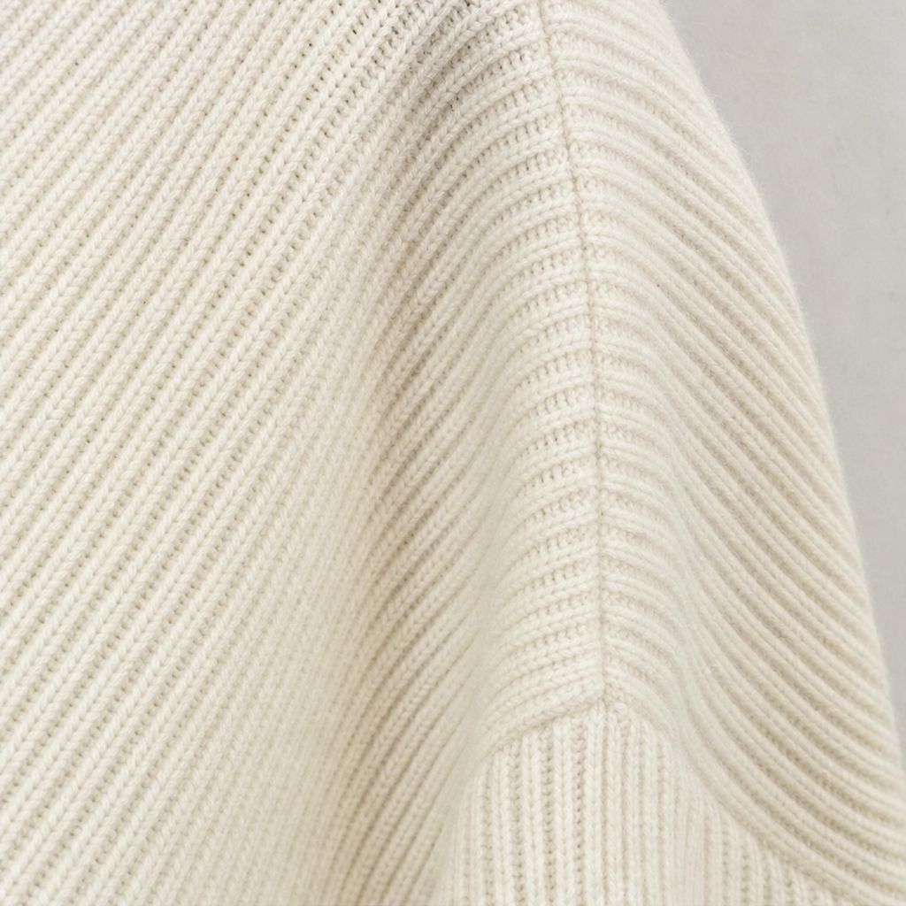 Women's Cowl Neck Ribbed Knit Oversized Sweater