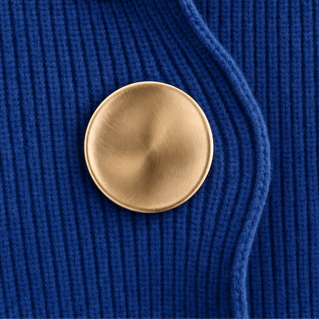 Women's Scalloped Collar Knit Cardigan