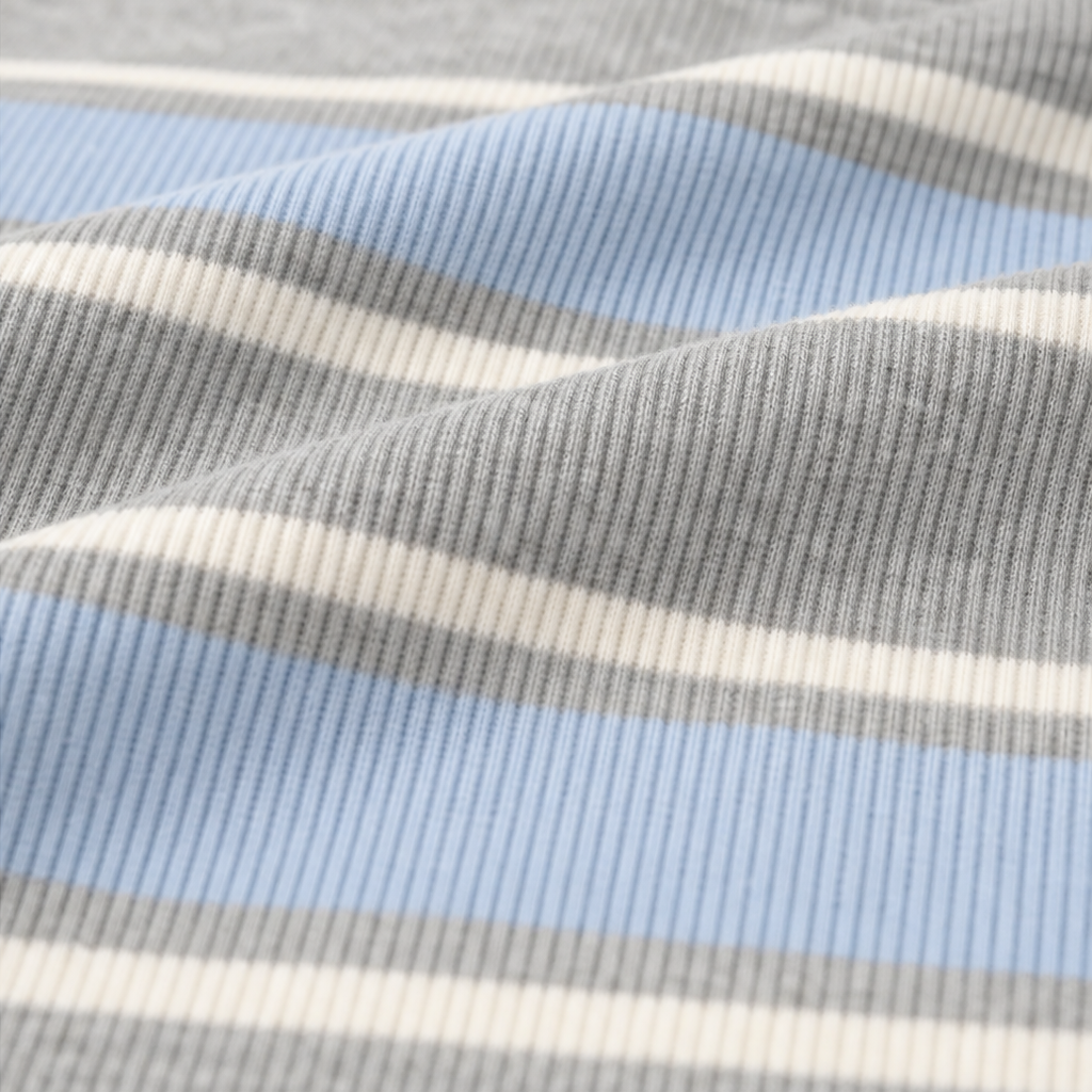Women's Striped Mock Neck Oversized Lounge Set