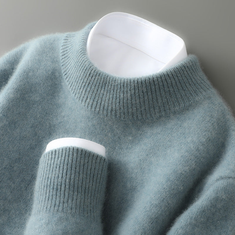 Women's Ribbed Mock Neck Soft Knit Sweater
