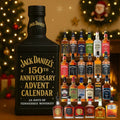 Cadeau de Noël avec calendrier de l’Avent au whisky et compte à rebours de 24 jours