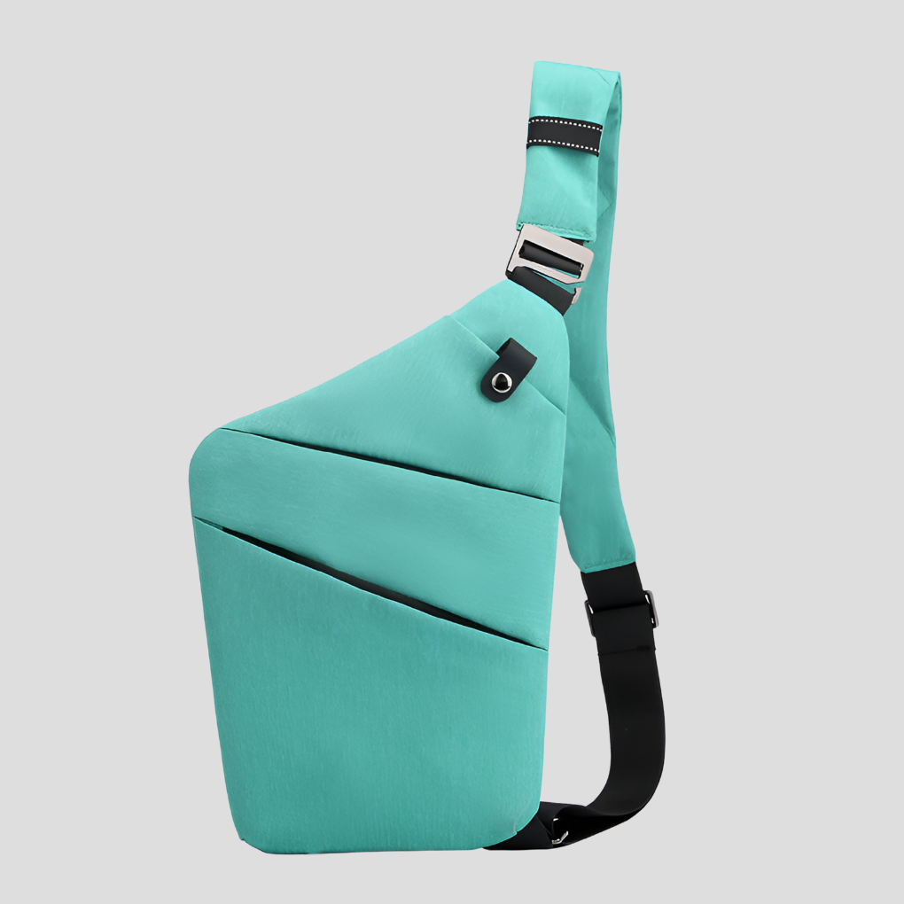 Slim Anti-Theft Crossbody Sling Bag with Hidden Zips