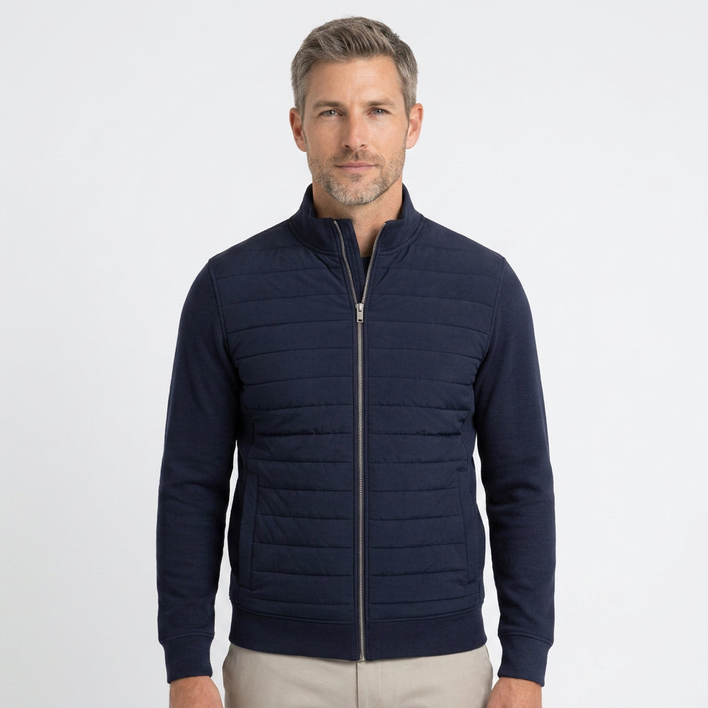 Men’s Quilted Zip Jacket