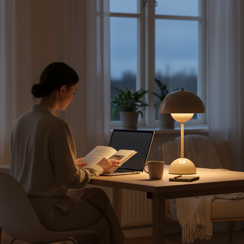 Dome Shade Table Lamp