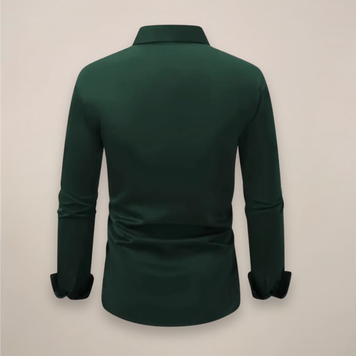 Chemise habillée ajustée à manches longues pour homme