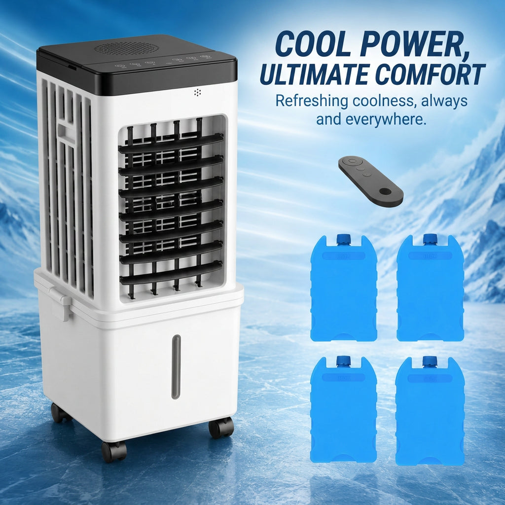 Portable Evaporative Air Cooler with Water Tank