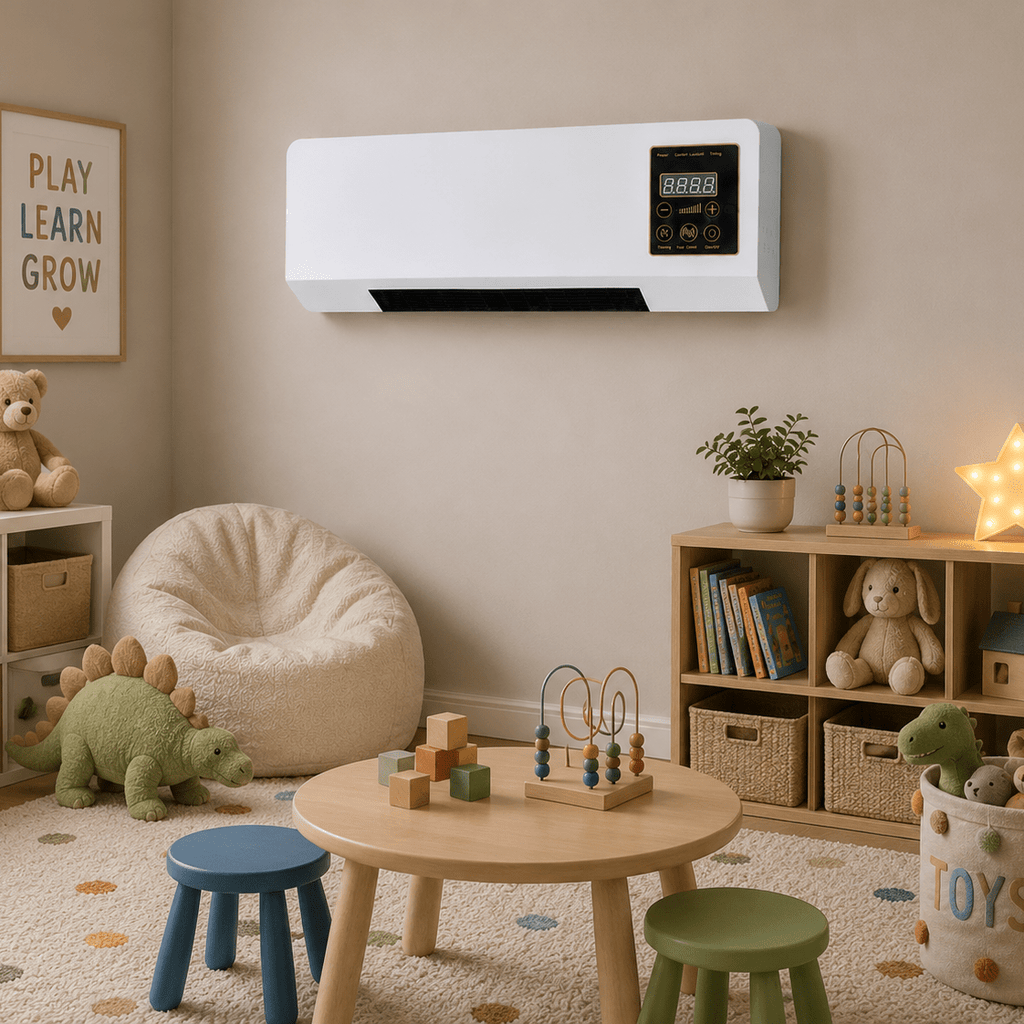 Wall-Mounted Digital Heater with LED Display