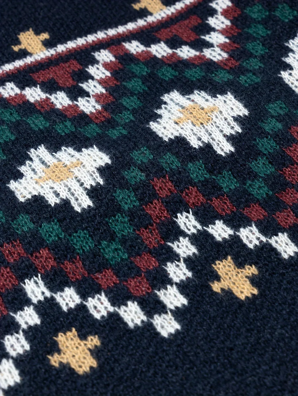 Men's Fair Isle Jacquard Crew Neck Jumper